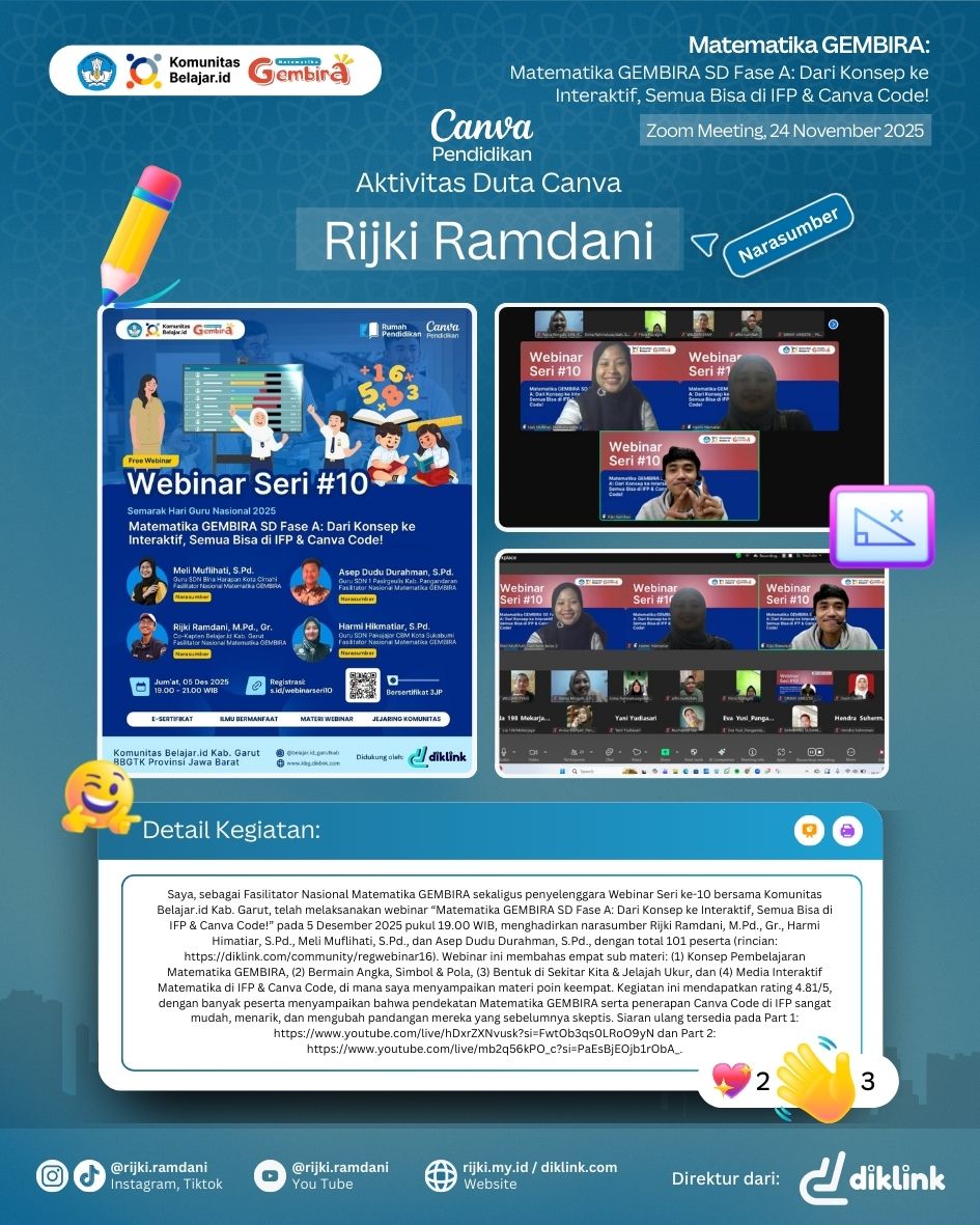 Pelatihan di Kantor Disdik Garut