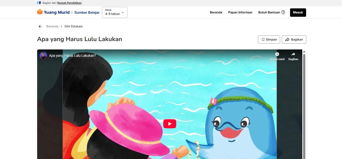 Ruang Murid - Apa yang Harus Lulu Lakukan